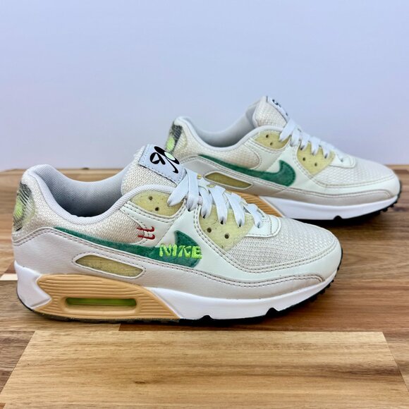 Nike Air Max 90 SE Shoes Women’s SZ 6.5 Summit White/Neptune Green DO9850-100‎ - Picture 6 of 11